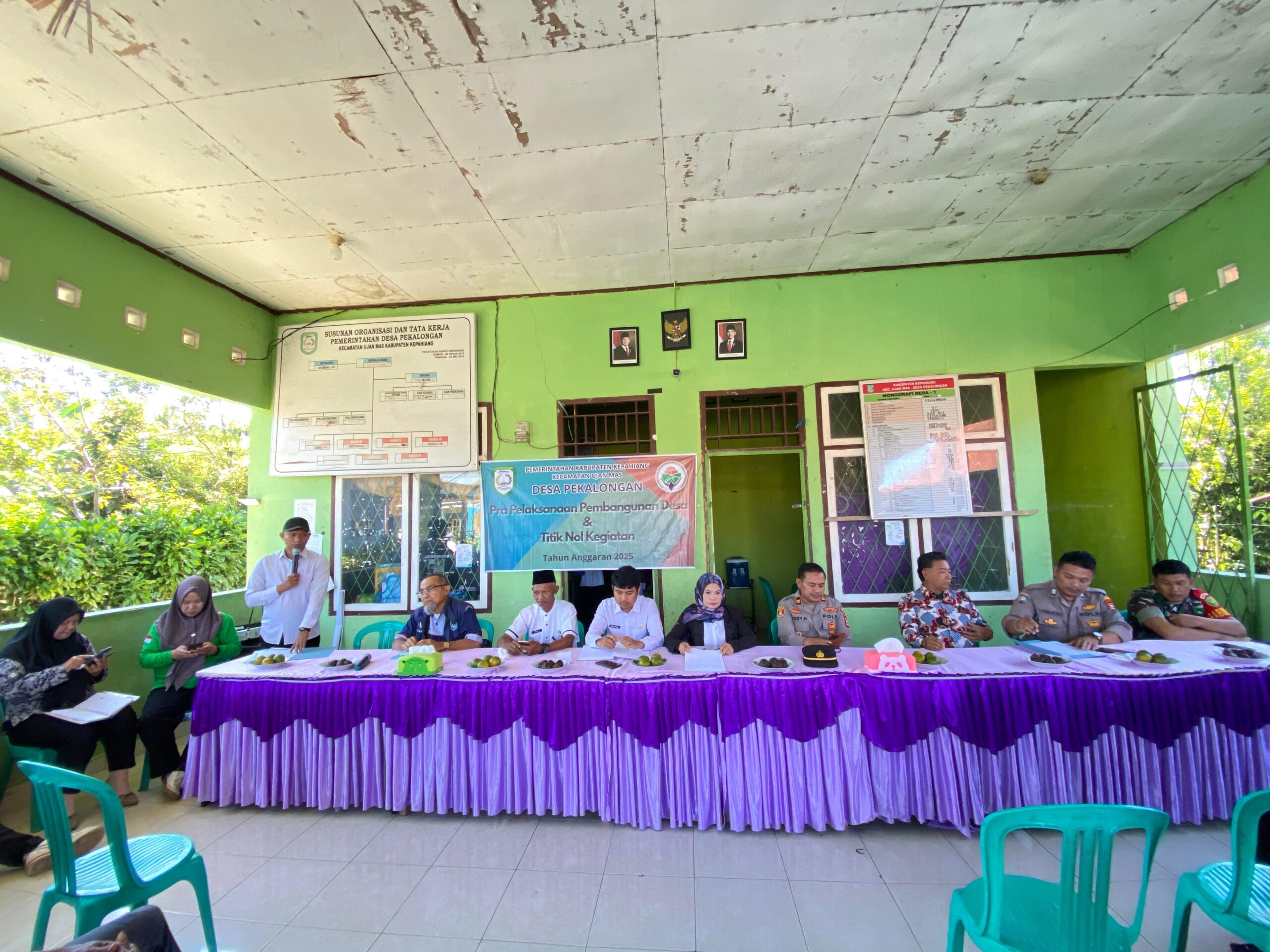 Pemdes Pekalongan Gelar Titik Nol Pembangunan Dana Desa TA 2025