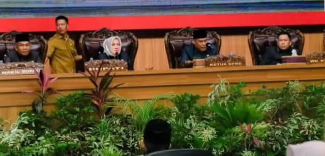 Firdaus Cik Olah Pimpin Paripurna HUT ke-82 Musi Rawas, Bupati Ratna Machmud Tegaskan Komitmen Percepatan Pembangunan
