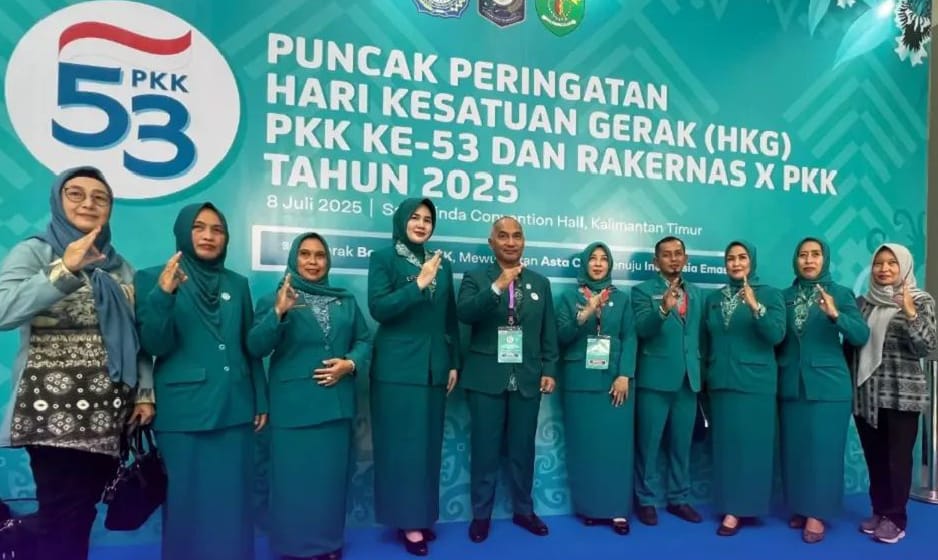 Ketua TP PKK Musi Rawas Hadiri Puncak HKG ke-53 dan Rakernas X PKK di Samarinda